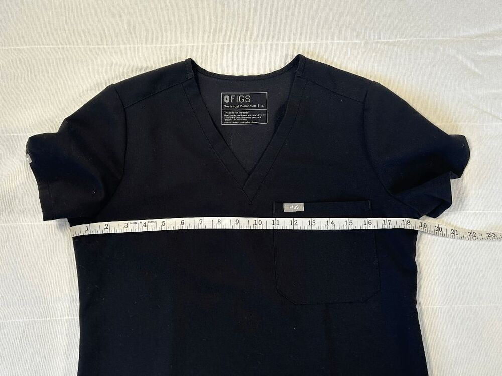 Figs Technical Collection Black Scrub Set Size Small Drawstring Joggers Pockets - Picture 6 of 8